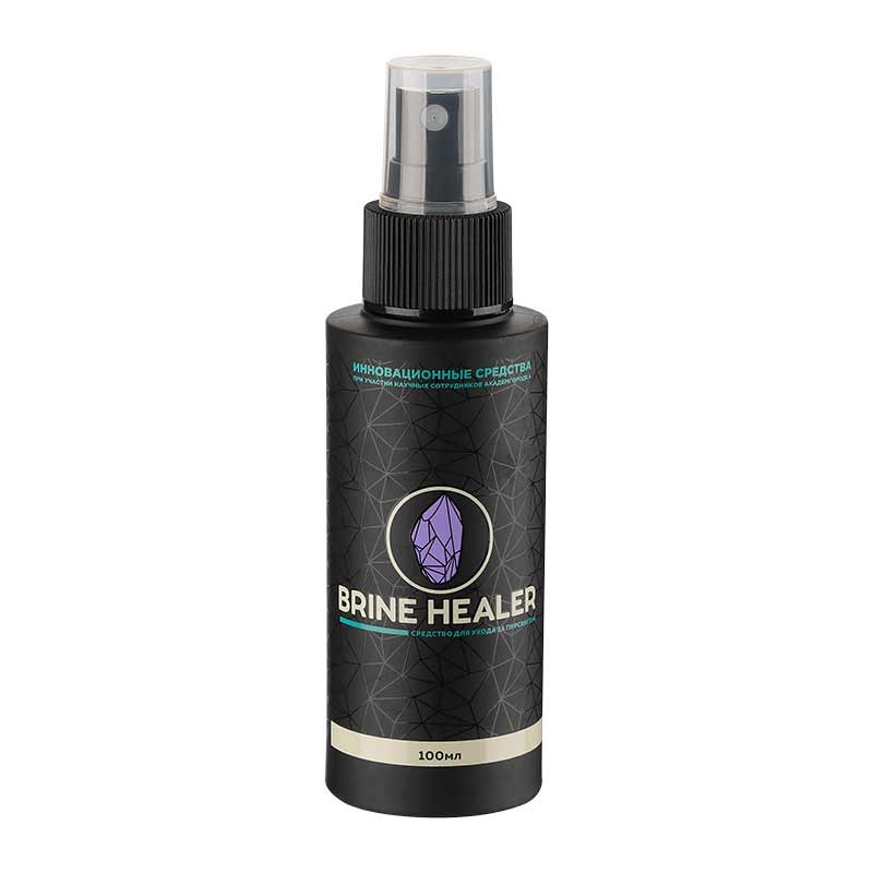 Brine healer уход за пирсингом - средство для заживления - 100 мл - 12 штук