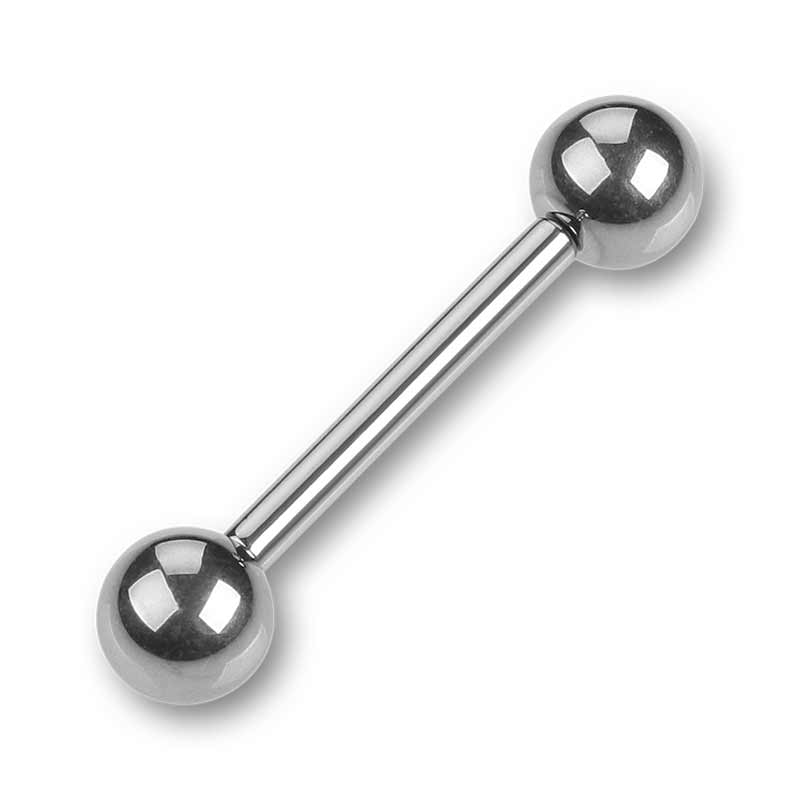 Штанга 1.6 мм шары 5 мм безрезьбовая титан
