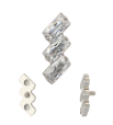 Накрутка 1.2  Rectangle Steel diamond  титан