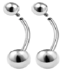 Банан 1.6 мм шары 5*8 мм титан