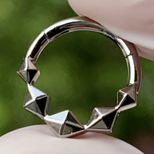 Кольцо кликер 1.2 мм Hinged Seamless титан