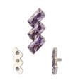 Накрутка 1.2 Rectangle Purple diamond титан