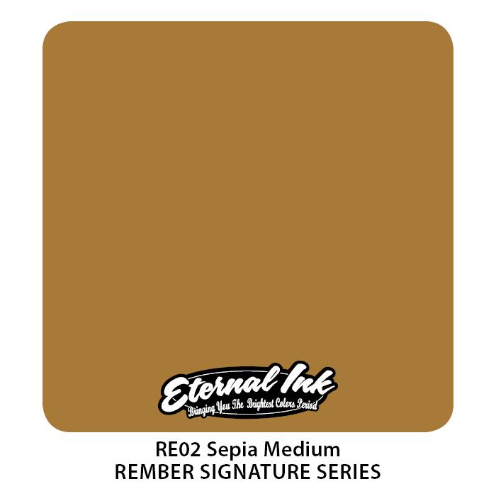 Краска для тату Eternal Sepia Medium
