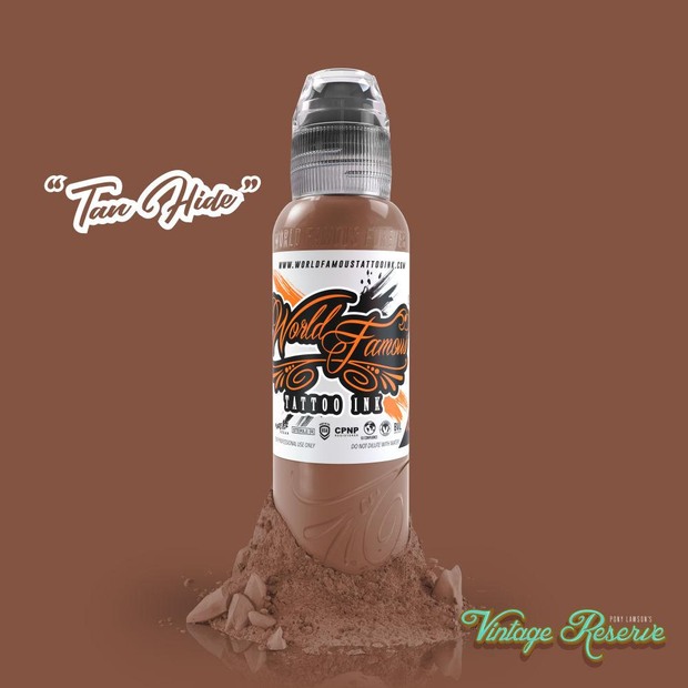 Краска для тату World Famous PONY LAWSON - VINTAGE RESERVE - TAN HIDE