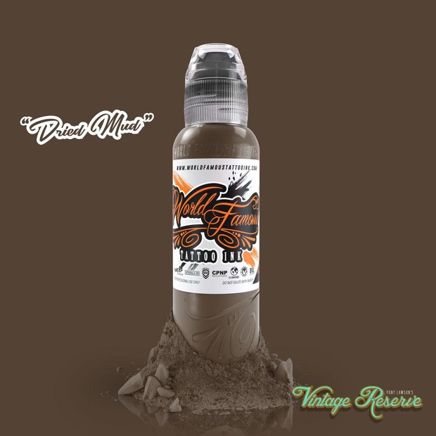 Краска для тату World Famous Pony Lawson - Vintage Reserve - Dried Mud